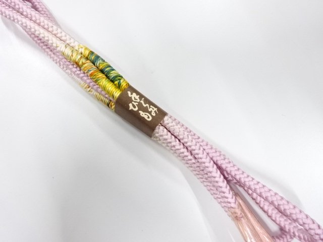 未使用品　正絹　手組帯締め